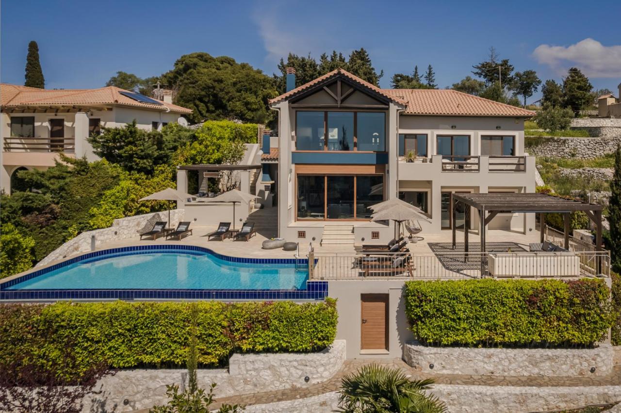Luxury Villa Karmaniolos Fiskardo Kefalonia Ngoại thất bức ảnh