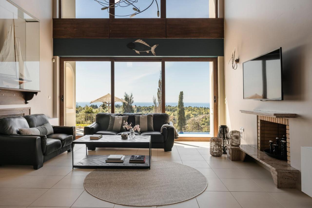 Luxury Villa Karmaniolos Fiskardo Kefalonia Ngoại thất bức ảnh