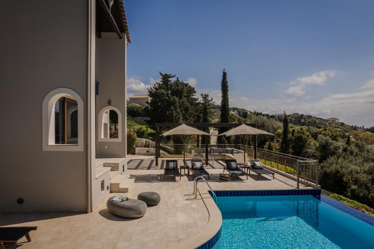 Luxury Villa Karmaniolos Fiskardo Kefalonia Ngoại thất bức ảnh